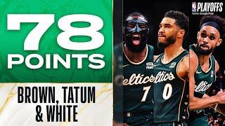 Jaylen Brown, Jayson Tatum & Derrick White Combine For 78 PTS In Celtics Game 1 W! | April 15, 2033
