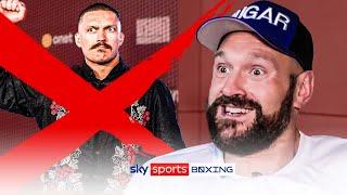 Tyson Fury RULES OUT Usyk undisputed showdown!
