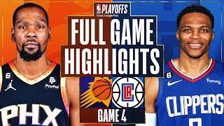#4 SUNS at #5 CLIPPERS | FULL GAME 4 HIGHLIGHTS | April 22, 2023
