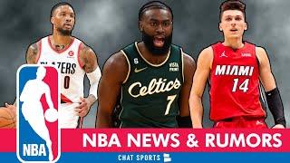 NBA Trade Rumors On Damian Lillard & Jaylen Brown + Tyler Herro Injury News Before NBA Finals