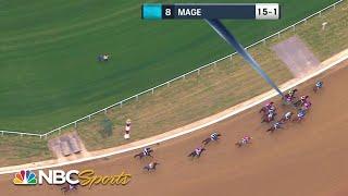 2023 Kentucky Derby overhead view shows Mage making his move to win | NBC Sports