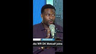 Antonio Brown is DK Metcalf's greatest WR of all time  #shorts