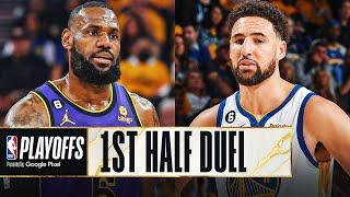 1ST HALF DUEL! LeBron James (21 PTS) vs Klay Thompson (19 PTS) In Game 2! | May 4, 2023