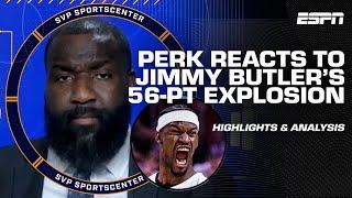 Jimmy Butler's franchise record 56-PT takeover had Perk 'amazed and confused'  | SC with SVP