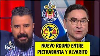 SE CRECIÓ Pietrasanta: "Chivas cerró mejor que América" y Álvaro estalló de la risa | Futbol Picante