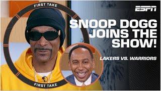 Stephen A. GRILLS Snoop Dogg about Steph Curry being BETTER than Magic Johnson  | First Take
