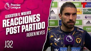 Rúben Neves tras la derrota ante Leicester: "Perdimos muchas oportunidades" | Telemundo Deportes