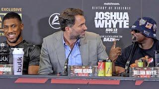 "What does AJ’s balls taste like?" Anthony Joshua vs Dillian Whyte II - PRESS CONFERENCE HIGHLIGHTS