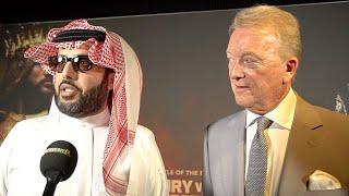 "DON'T LISTEN TO RUMOURS!" - TURKI ALALSHIKH WARNS BOXING FANS / (INTERVIEW WITH FRANK WARREN)