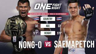 The Most INTENSE Muay Thai War Ever?  Nong-O vs. Saemapetch