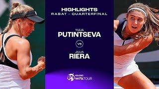 Yulia Putintseva vs. Julia Riera | 2023 Rabat Quarterfinal | WTA Match Highlights