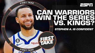 Stephen A. is confident the Warriors can win the series vs. the Kings | First Take