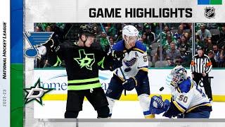 Blues @ Stars 4/13 | NHL Highlights 2023