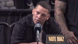 NATE DIAZ THREATENS REPORTER DURING JAKE PAUL PRESS CONFERENCE!