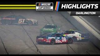 Big wreck triggered on Stage 3 restart at Darlington Raceway | NASCAR