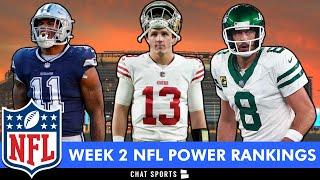 NFL Power Rankings: All 32 Teams Ranked Before Week 2 Of 2023 NFL Season After Aaron Rodgers Injury