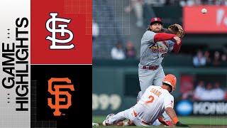 Cardinals vs. Giants Game Highlights (4/25/23) | MLB Highlights