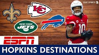 NFL Rumors: 9 DeAndre Hopkins Destinations Per ESPN + Jimmy Garoppolo Injury News A PROBLEM?