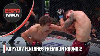 Roman Kopylov drops Josh Fremd with liver punch at #NocheUFC | ESPN MMA