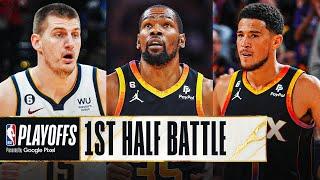 1ST HALF BATTLE! Jokic (24 PTS) vs Durant (21 PTS) & Booker (19 PTS) In Game 4!