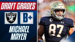 Raiders SELECT Notre Dame TE Michael Mayer with the 35th Pick | CBS Sports