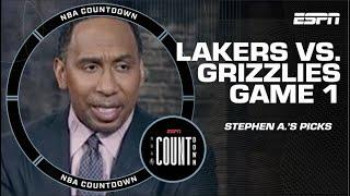 The ONE PLAYER Stephen A. Smith has his eye on in Lakers vs. Grizzlies Game 1   | NBA Countdown