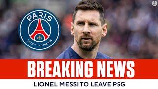 Lionel Messi To Leave PSG At End Of Season I CBS Sports