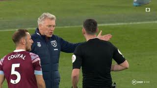 "For him to be so sure that wasn't a handball..." David Moyes unhappy at officials in penalty claim