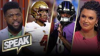 Is Lamar Jackson out of excuses after new contract, drafting WR Zay Flowers? | NFL | SPEAK