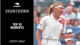 Steffi Graf | Top 10 Greatest Moments | US Open