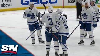 Maple Leafs' Noel Acciari Tips Home Justin Holl's Point Shot To Beat Lightning's Vasilevskiy