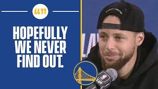 Steph Curry answers if anyone can stop him after dropping 50 in Game 7 | CBS Sports