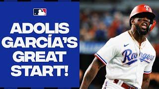 Adolis García is a STUD! His INCREDIBLE start is powering the Rangers to first place in the AL West!