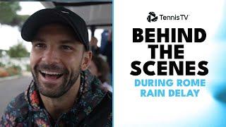 Medvedev In The Gym & Ruud Playing Pool! | How Do Tennis Players Spend A Rain Delay? ️