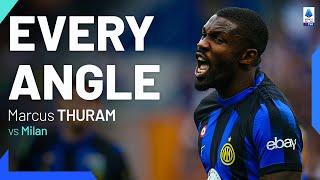 Marcus Thuram makes spectacular debut in Milan derby | Every Angle | Inter-Milan | Serie A 2023/24