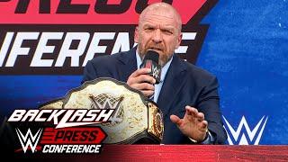 Triple H reveals Heavyweight Title Tournament begins after Backlash: WWE Backlash Press Conference