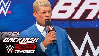 Cody Rhodes sends the Puerto Rican crowd into a frenzy: WWE Backlash Press Conference
