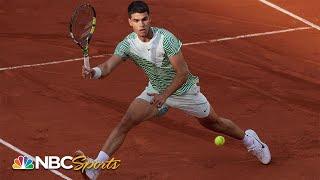 2023 French Open first round: Carlos Alcaraz advances with win vs. Flavio Cobolli | NBC Sports