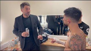 'HE WAS F****. HE COULDNT STAND UP' -EDDIE HEARN & JOE CORDINA AFTER WORLD TITLE WIN (DRESSING ROOM)
