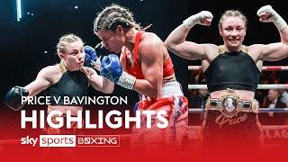 HIGHLIGHTS! Lauren Price becomes the FIRST professional women’s British champion.