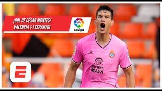 Gol del Cachorro Montes! Que le da vida al Espanyol y pone el empate 1-1 ante Valencia | La Liga