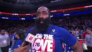 James Harden: Game 2 vs. the Nets will be the TOUGHEST game of the series | NBA on ESPN