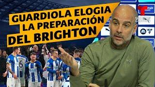 Pep Guardiola resalta el trabajo del técnico del Brighton | Telemundo Deportes