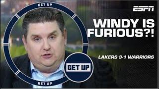 Brian Windhorst SHOUTS at his discontent with the Warriors mistakes! | Get Up