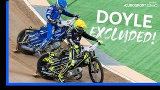 Jason Doyle Excluded From Final After Crash! | Speedway Grand Prix Warsaw | Eurosport