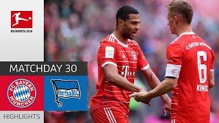 Kimmich Very Strong! | Bayern München - Hertha BSC 2-0 | Highlights | Matchday 30 – Bundesliga 22/23