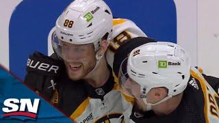 David Pastrnak Buries On The Break To Chase Panthers' Alex Lyon As Bruins Pour It On