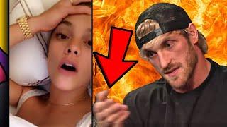 LOGAN PAUL WATCHES NINA AGDAL LEAKED VIDEO LIVE- СRAZY REACTION AFTER DILLON DANIS EXPOSED HER