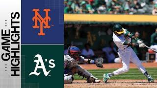 Mets vs. A's Game Highlights (4/15/23) | MLB Highlights