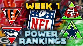 The Official 2023 NFL Power Rankings Week 1 Edition (WE'RE BACK!!!) || TPS